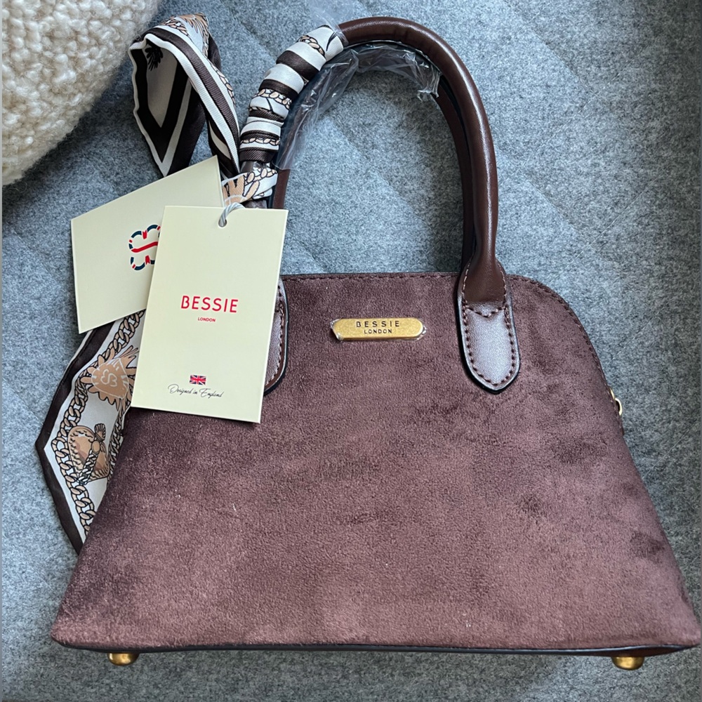 Bessie London Satchel Coffee Brown